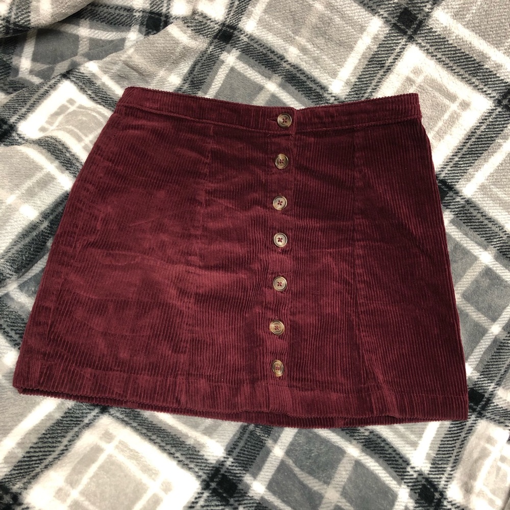 Forever 21 Button Up Mini Skirt